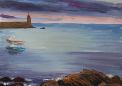 Deux barques à Collioure